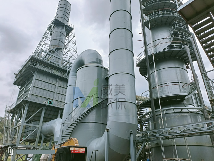 湖北煙氣濕法脫硫+濕電除塵器項目開始調(diào)試運行