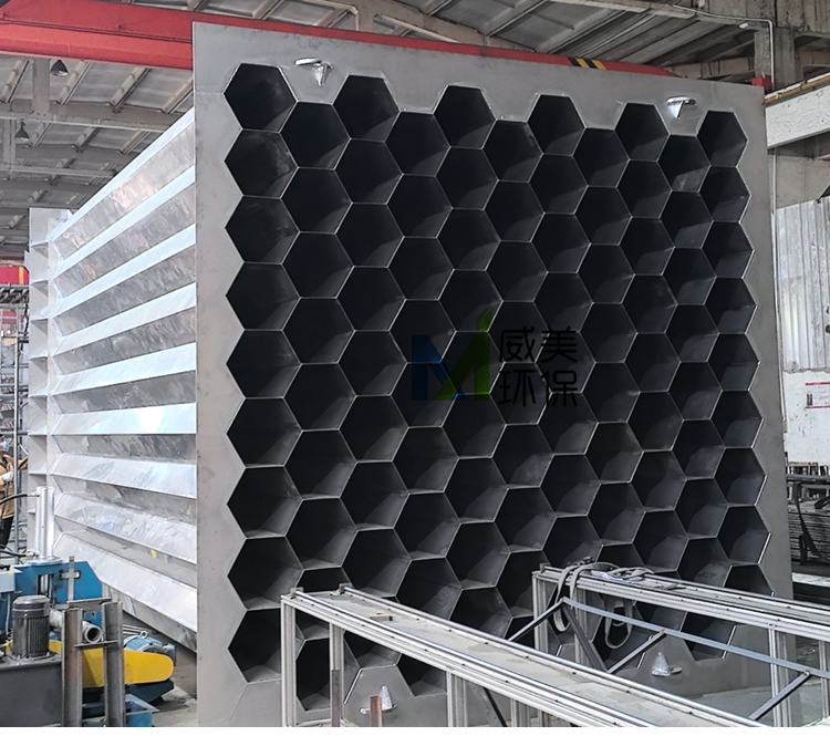 次磷酸鈉煙氣治理濕式靜電除霧器2205不銹鋼陽(yáng)極管準(zhǔn)備發(fā)貨