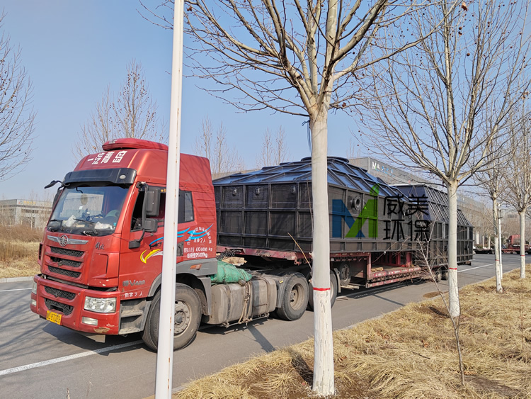 氯化鈣生產(chǎn)線尾氣治理濕電除塵器發(fā)貨山東-外殼體部分